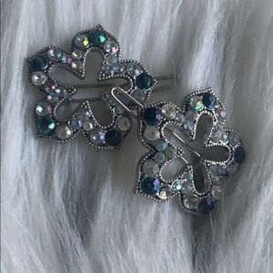 Flower hair clip set